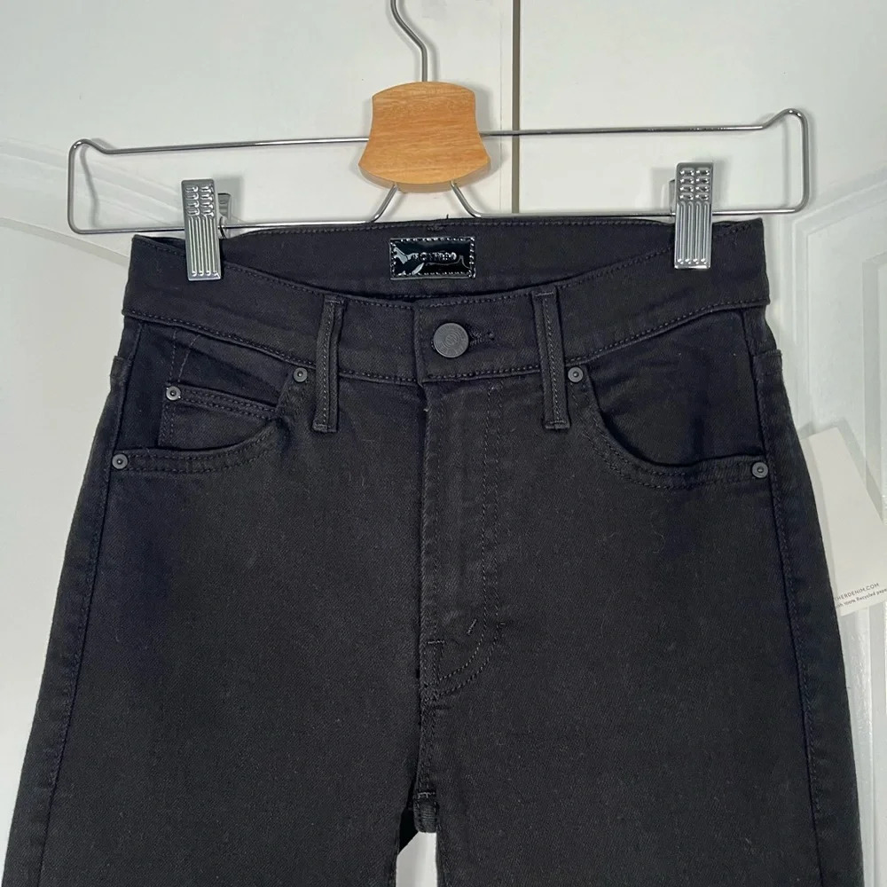 Mother The Rascal Ankle Fray in Pitch size 23 NWT - Picture 7 of 12